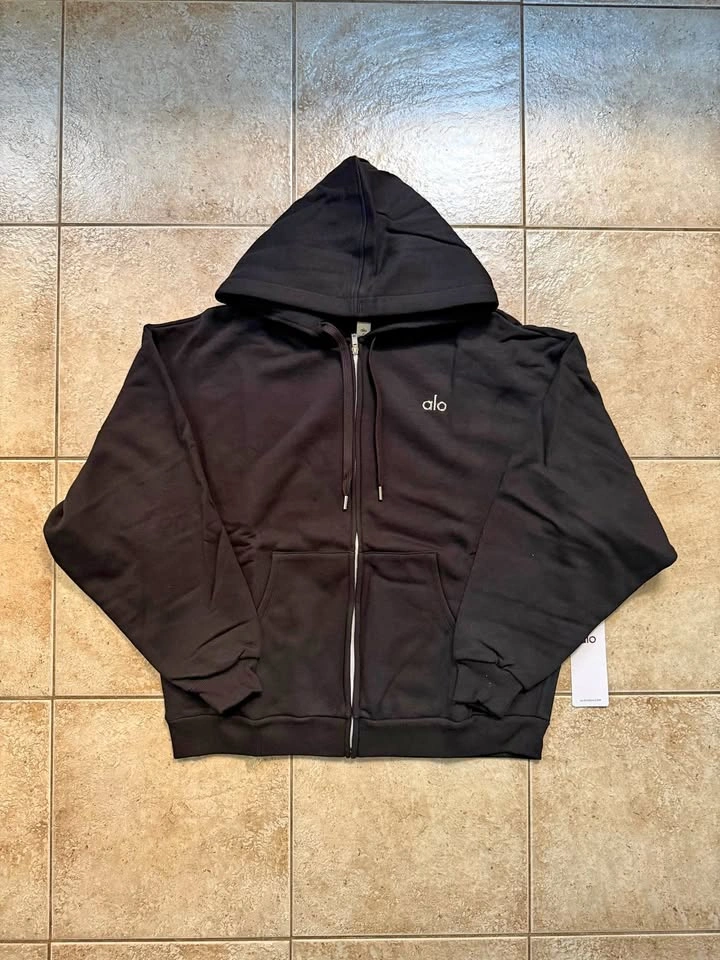 ALO Accolade Zip Up Black
