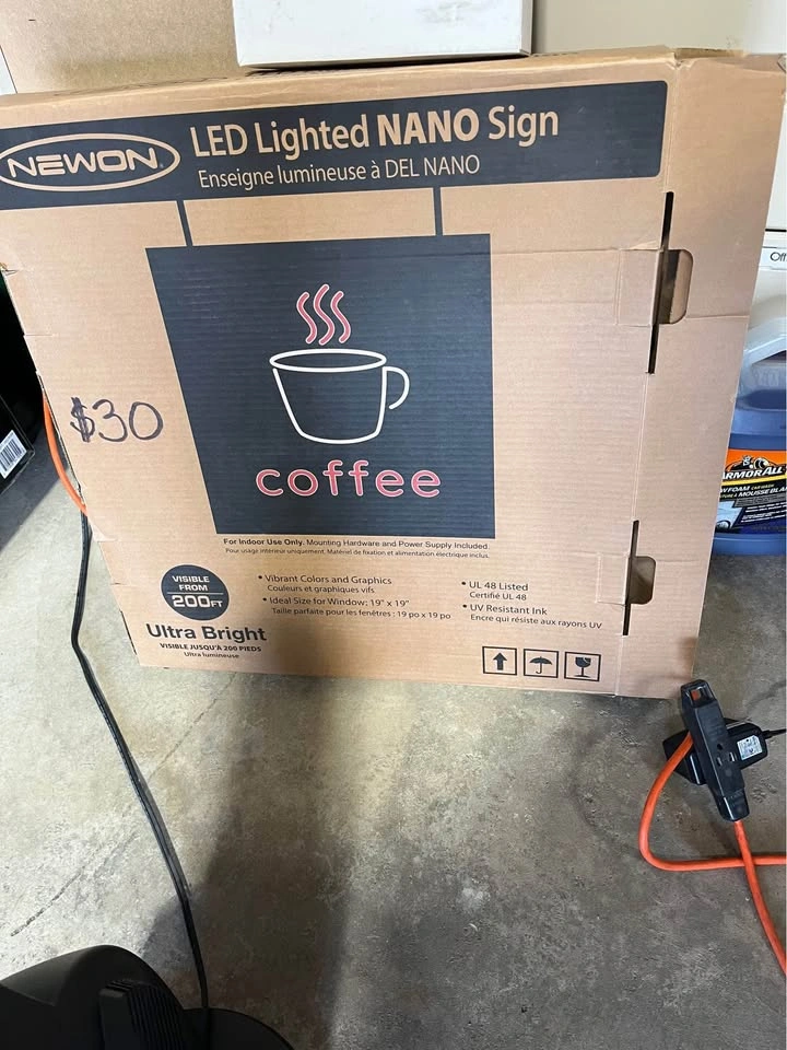 LED Coffee Sign - Waterloo - photo 4