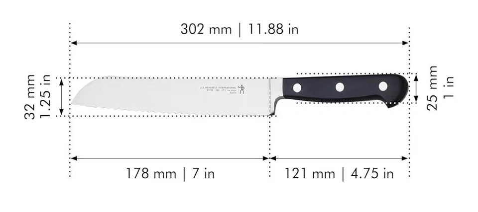 HENCKELS Classic 7-inch Bread Knife - Brand New - photo 5