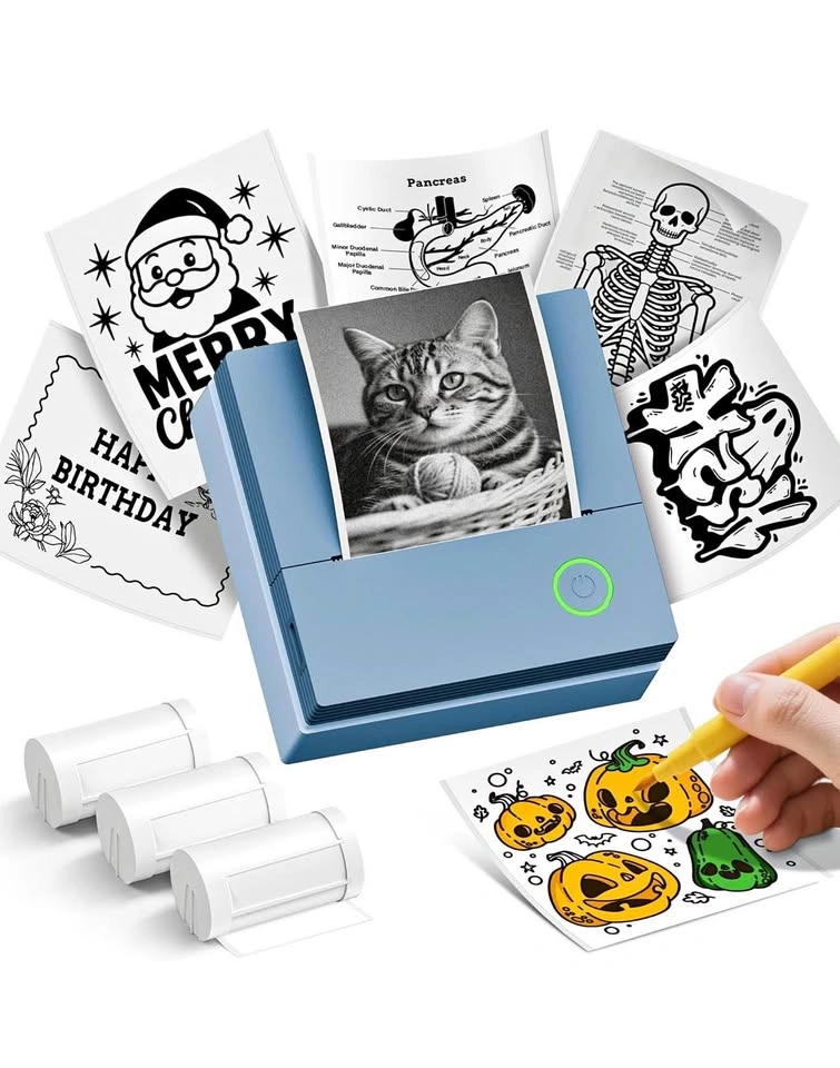 BRAND NEW Portable Mini Printer PM290C – Bluetooth Photo & Label