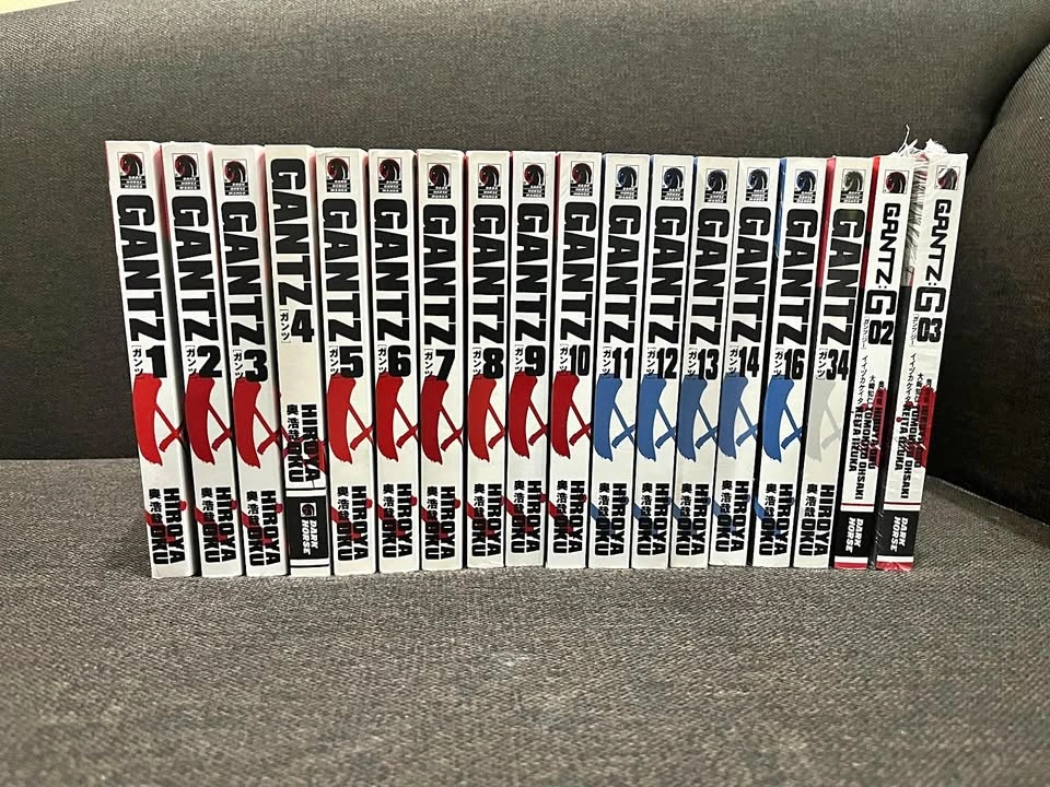 Gantz Manga Lot Vol 1-14, 16, 34, G 02, G 03 Rare & OOP