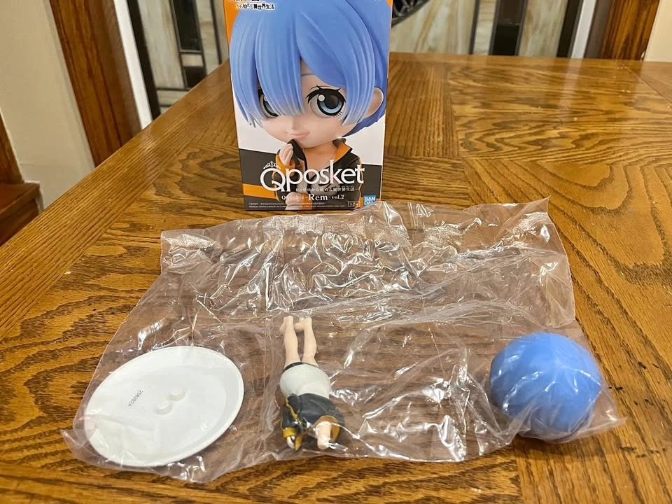 Rem Q Posket Re Zero Anime Figure Banpresto