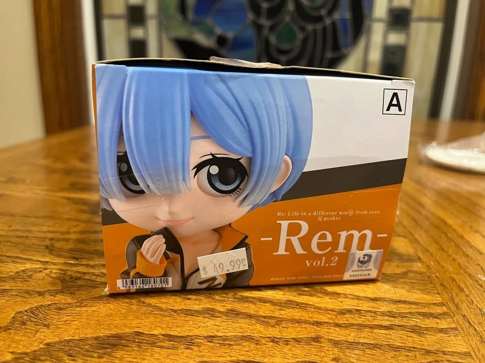 Rem Q Posket Re Zero Anime Figure Banpresto - photo 2