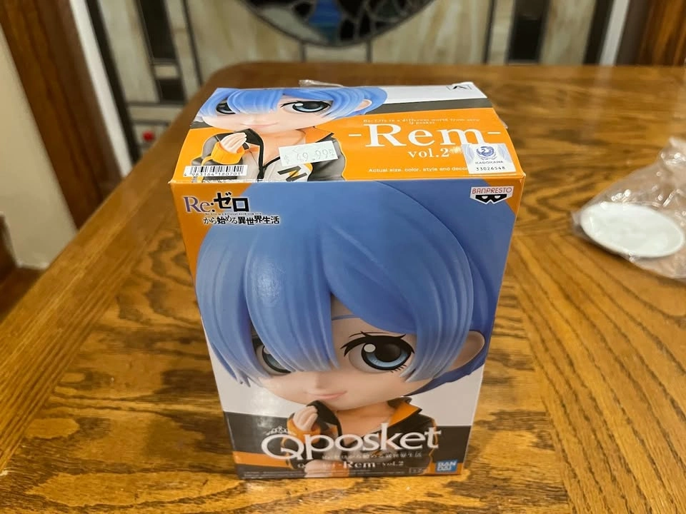 Rem Q Posket Re Zero Anime Figure Banpresto - photo 5