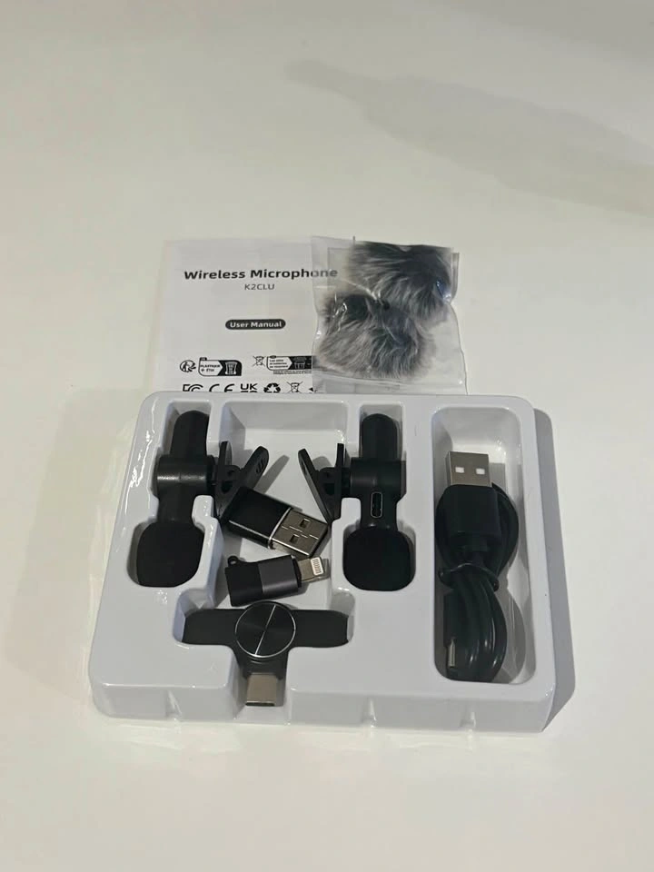 New - Wireless Microphone for iPhone/Android