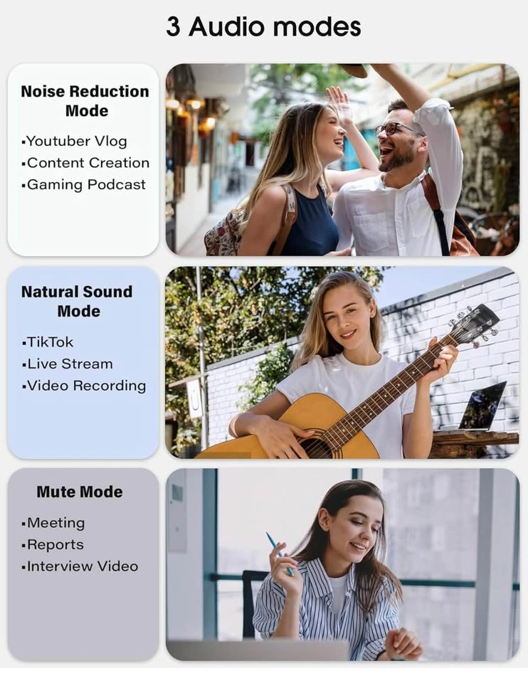 New - Wireless Microphone for iPhone/Android - photo 4