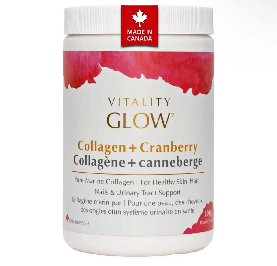 Vitality Glow Marine Collagen + Cranberry Powder 200g