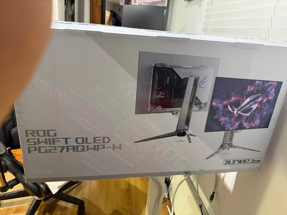 ASUS 540hz Monitor WHITE - photo 2