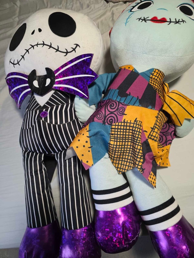 Jack & Sally stuffed toys