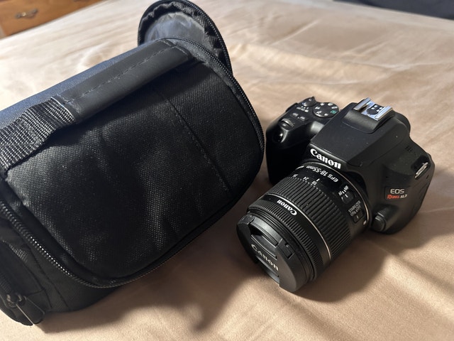 Canon Rebel E05 DSLR Camera with 18-55mm Lens