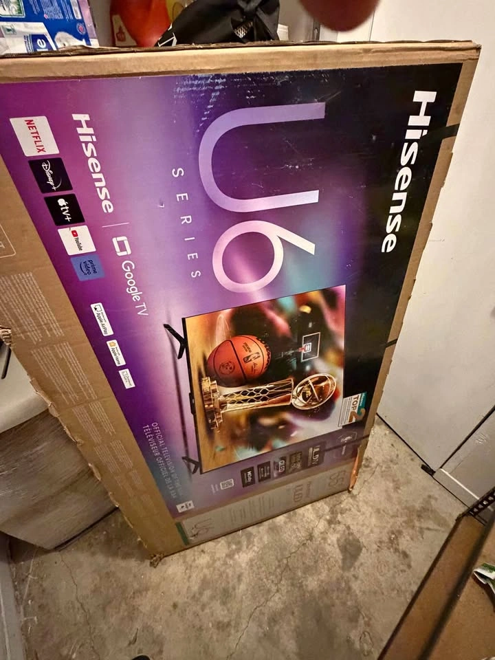 Hisense U6 Series 55” 4K Smart TV (Google TV) – Brand New in Box