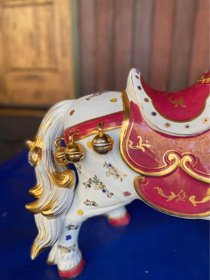 Chinese Cloisonné Horses (Set of 2) - photo 2