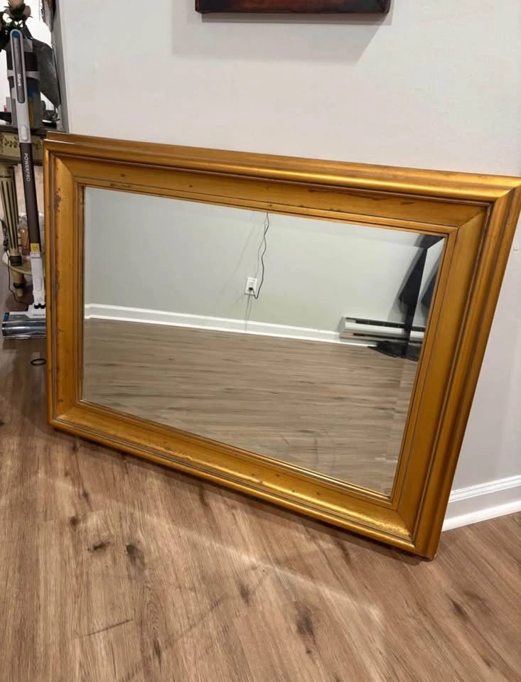 Large Gold Ornate Mirror - photo 2