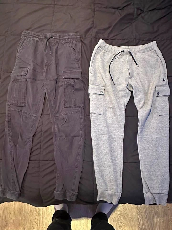 Sweat pants and shorts