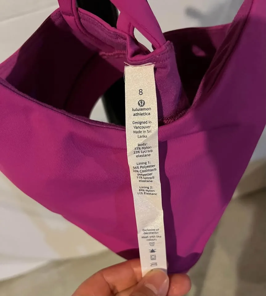 BNWT. Lululemon Energy Bra - Size 8 image indicator(5)