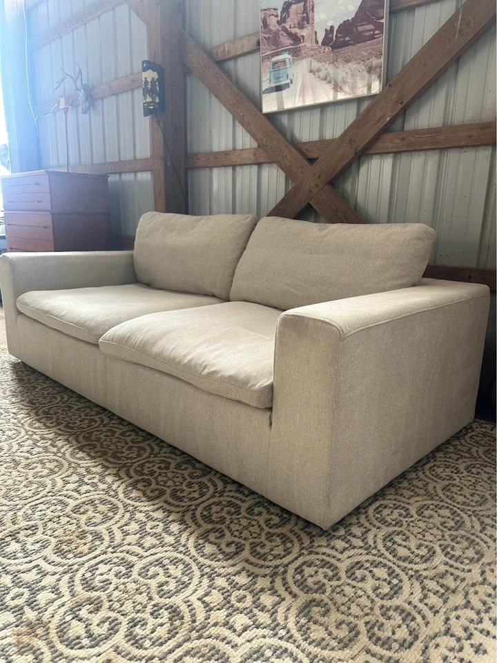 Structube SOFT Contemporary 3-Seater Sofa in Cream - photo 4