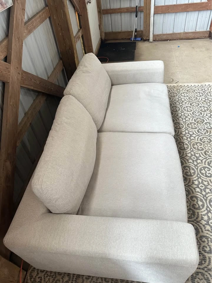 Structube SOFT Contemporary 3-Seater Sofa in Cream - photo 5