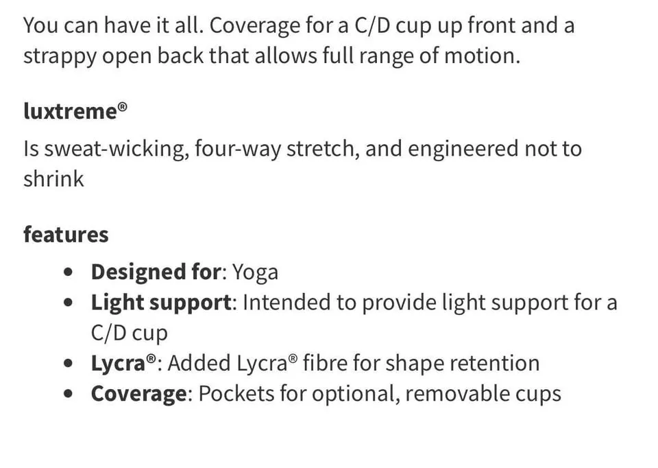 Lululemon Free To Be Serene Bra image indicator(2)