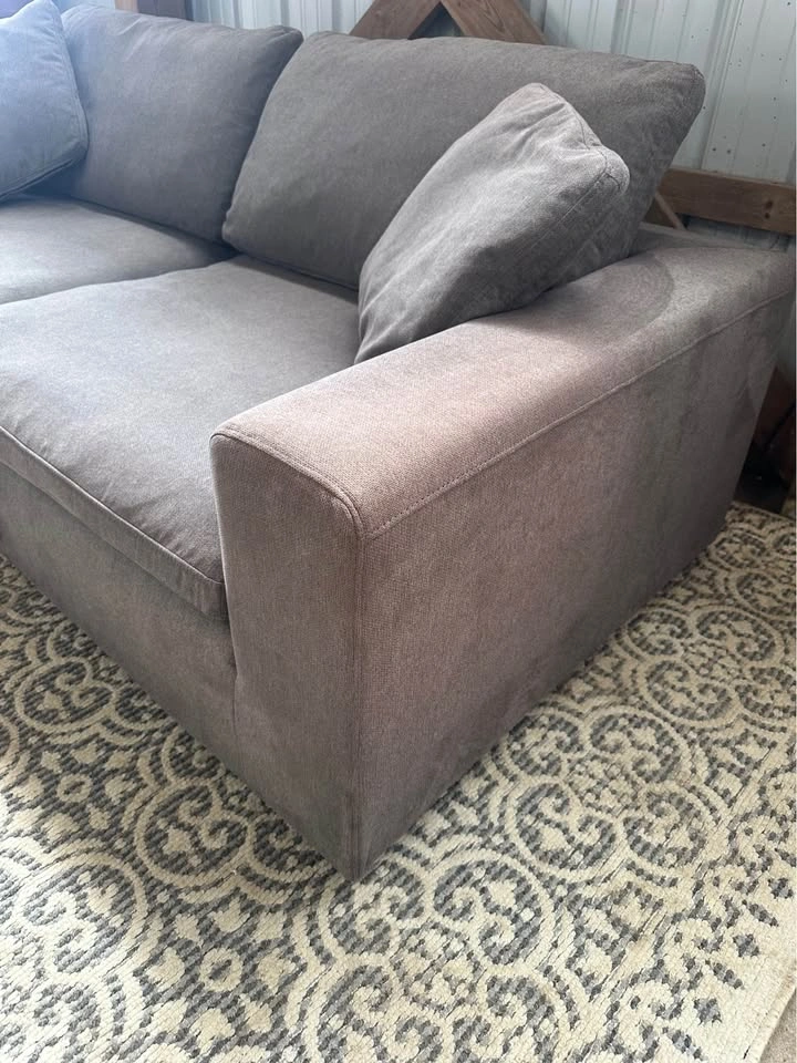 Structube SOFT Contemporary 3-Seater Sofa in Grey - photo 3