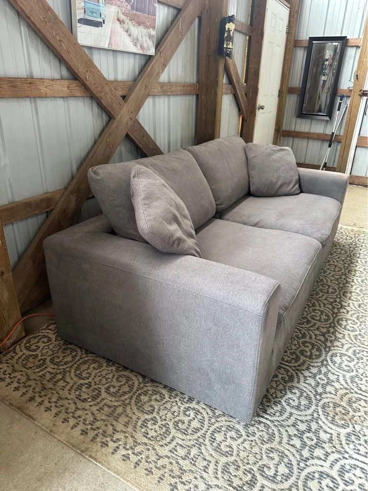 Structube SOFT Contemporary 3-Seater Sofa in Grey - photo 5