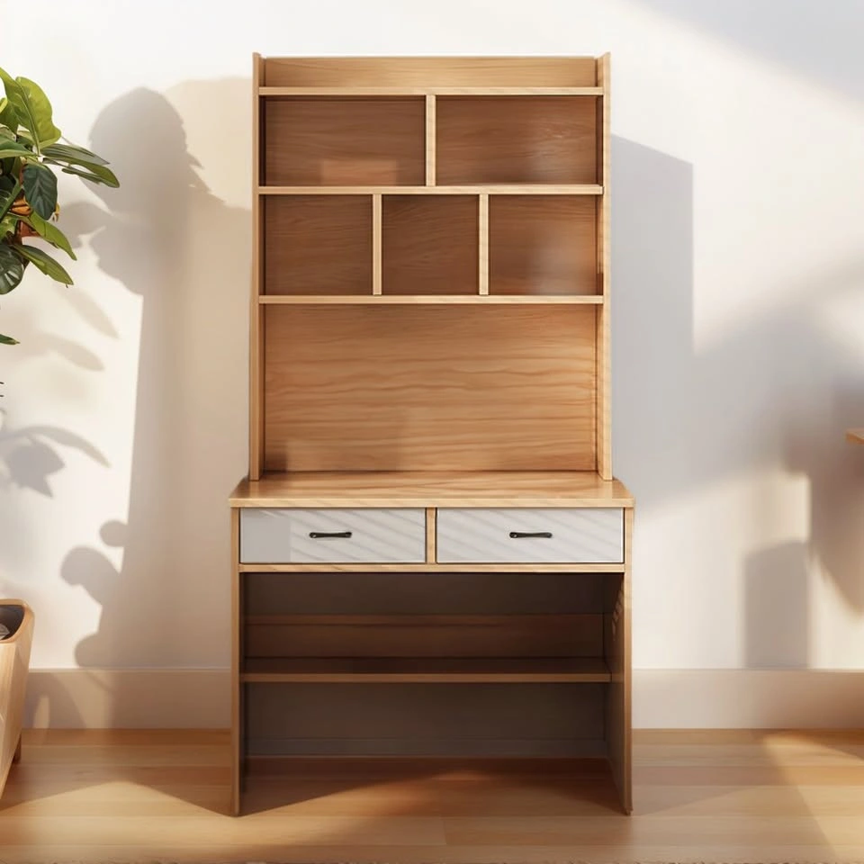 CD004 A1997 Computer Desk with Bookshelf Combo – Space-Saving De - photo 2