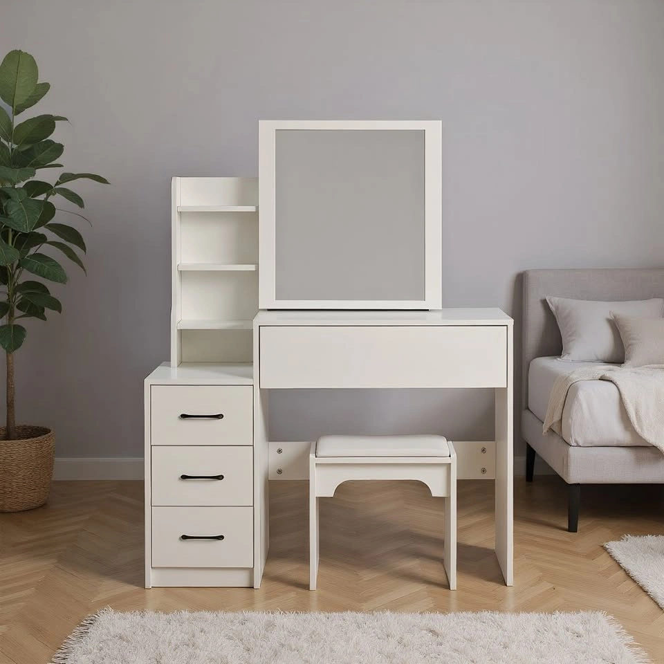 Modern Beauty Desk with Mirror - $168 - photo 2