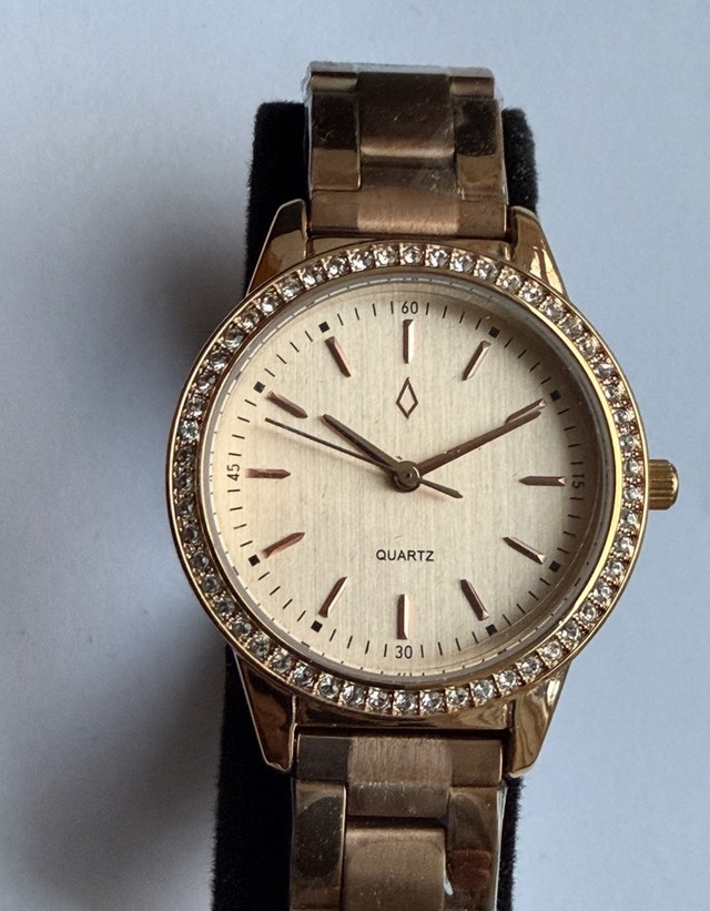 Swarovski Rose Gold Quartz Watch - New