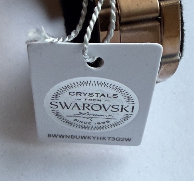Swarovski Rose Gold Quartz Watch - New - photo 3