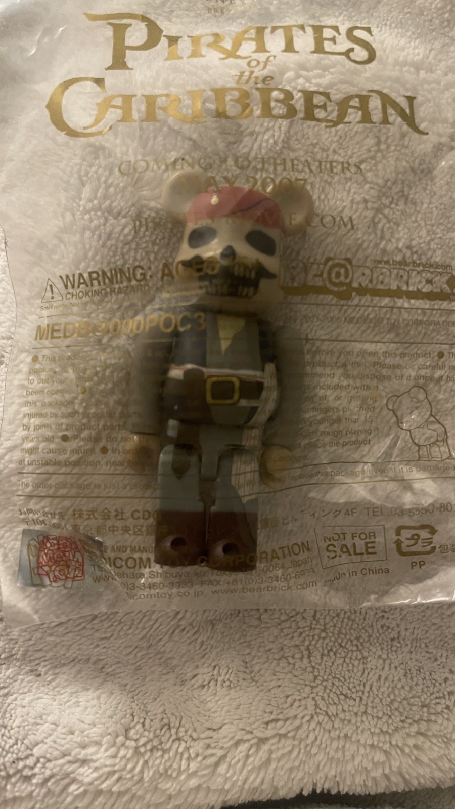 Bearbrick x Pirates Of The Caribbean 100% Jack Sparrow Be@rbrick - photo 3