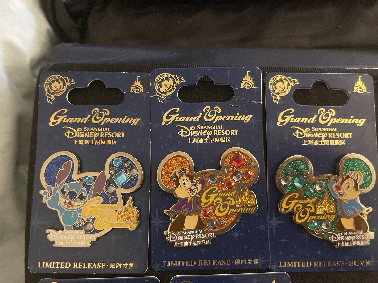 Disney Shanghai Grand Opening 9 Pin Set Authentic Limited Releas - photo 2