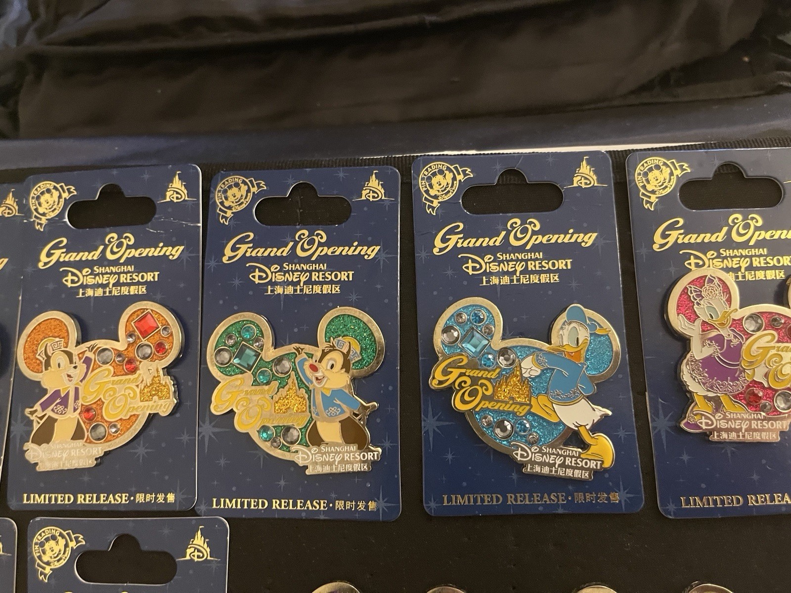 Disney Shanghai Grand Opening 9 Pin Set Authentic Limited Releas - photo 3