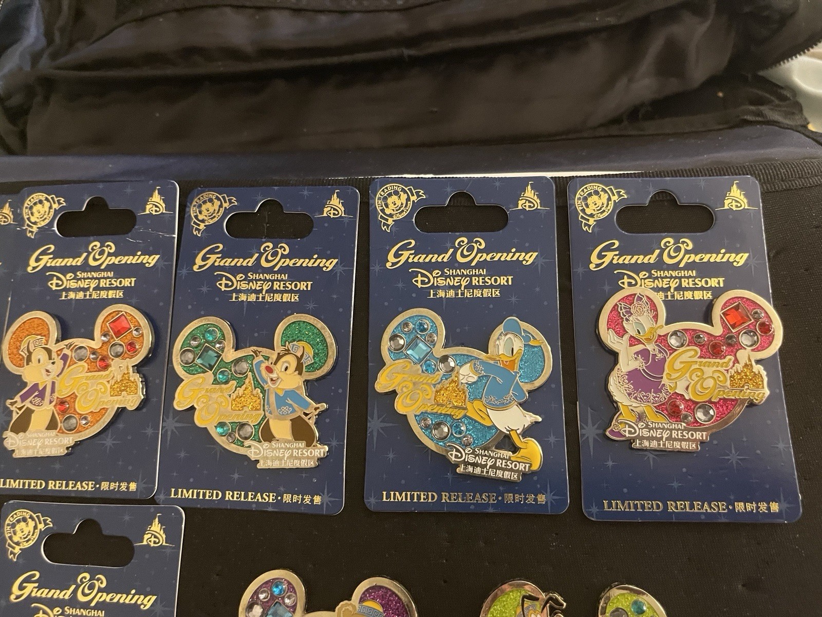 Disney Shanghai Grand Opening 9 Pin Set Authentic Limited Releas - photo 4