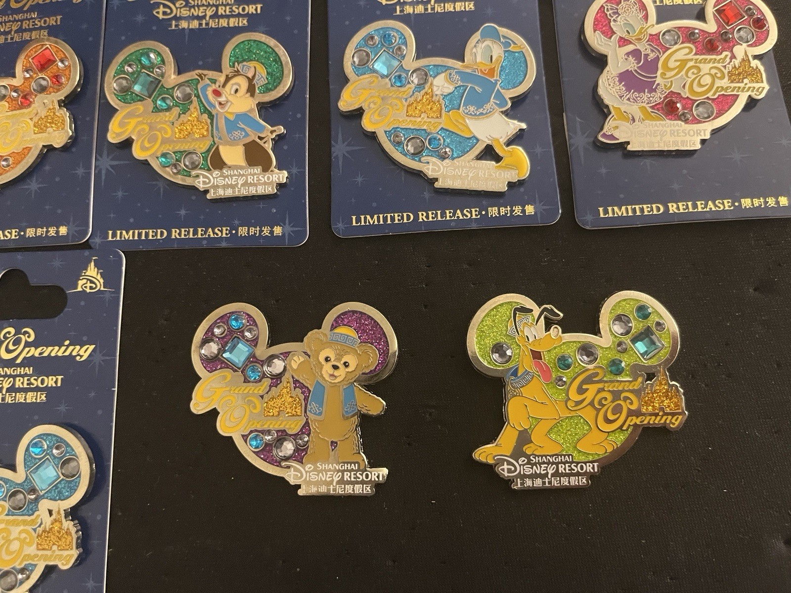 Disney Shanghai Grand Opening 9 Pin Set Authentic Limited Releas - photo 5