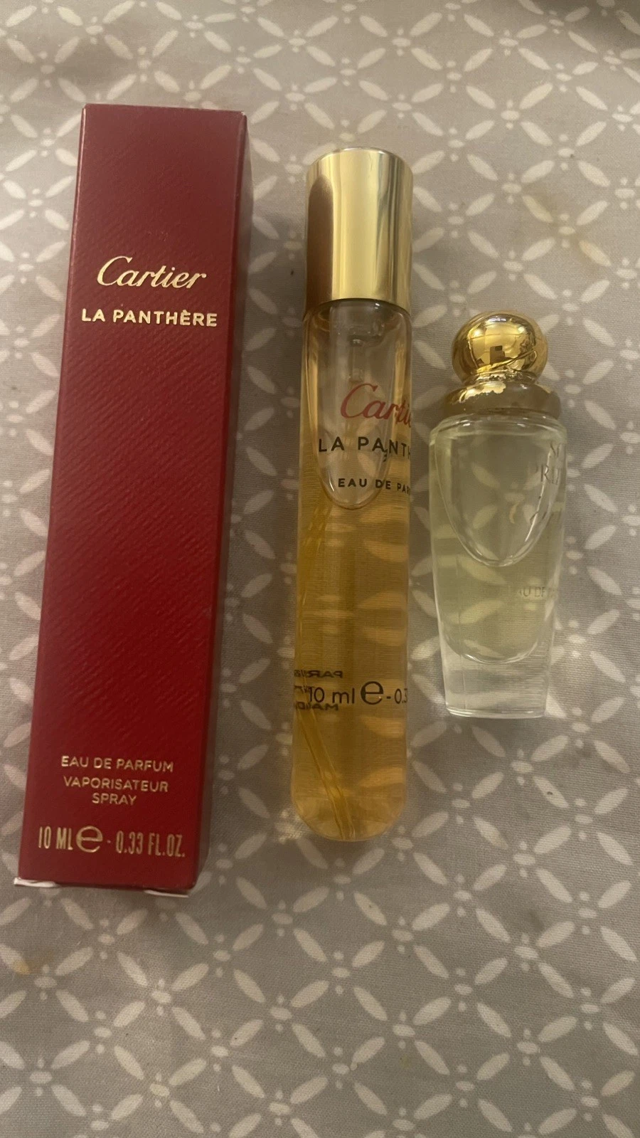 Cartier Parfum Lot La Panthère & So Pretty Mini Perfumes
