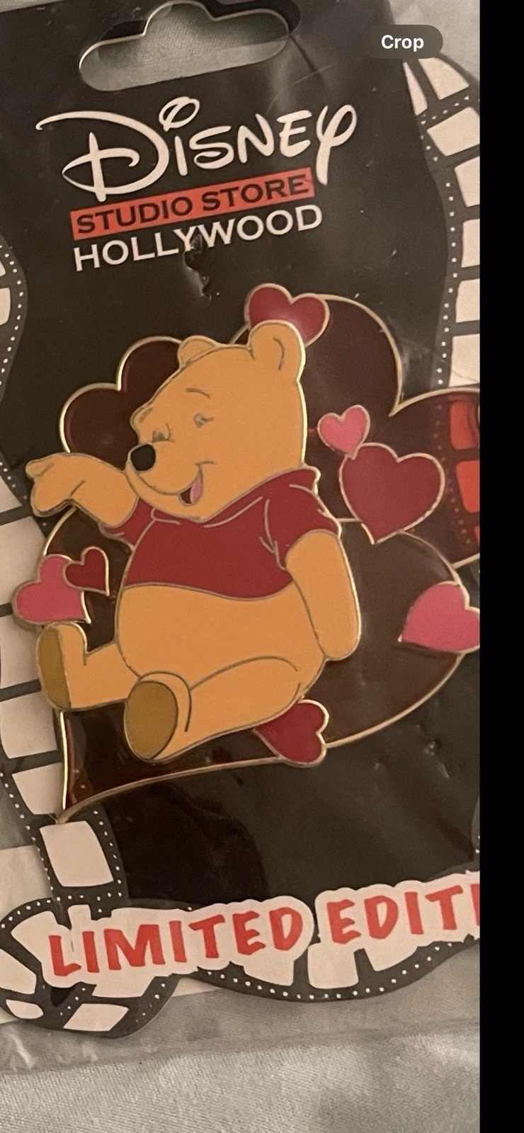 Disney Pooh & Dumbo Stained Glass Pins Set LE 300 Valentine - photo 2