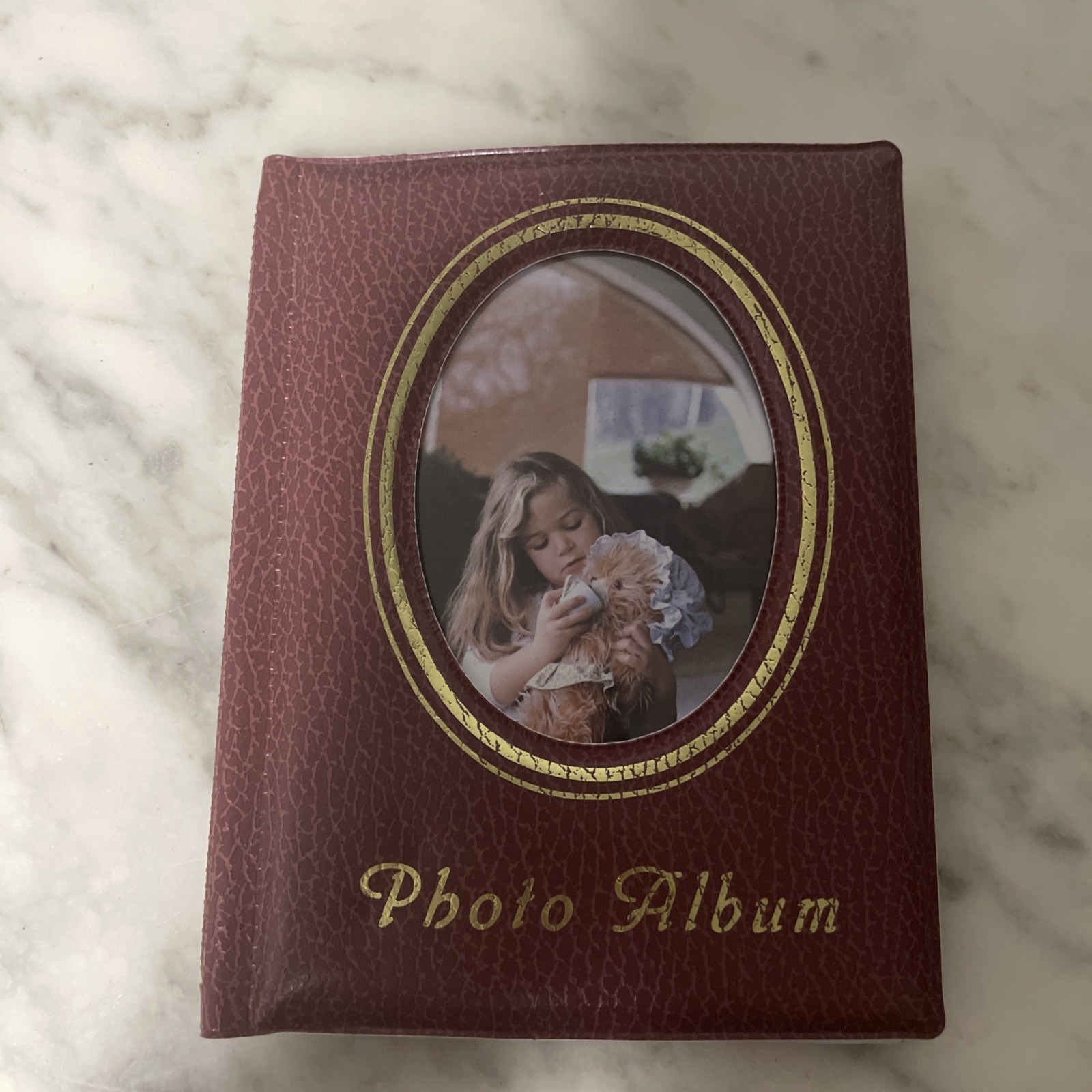 Lot of 5 Worldus Maroon Photo Albums w/ Oval Opening - photo 2