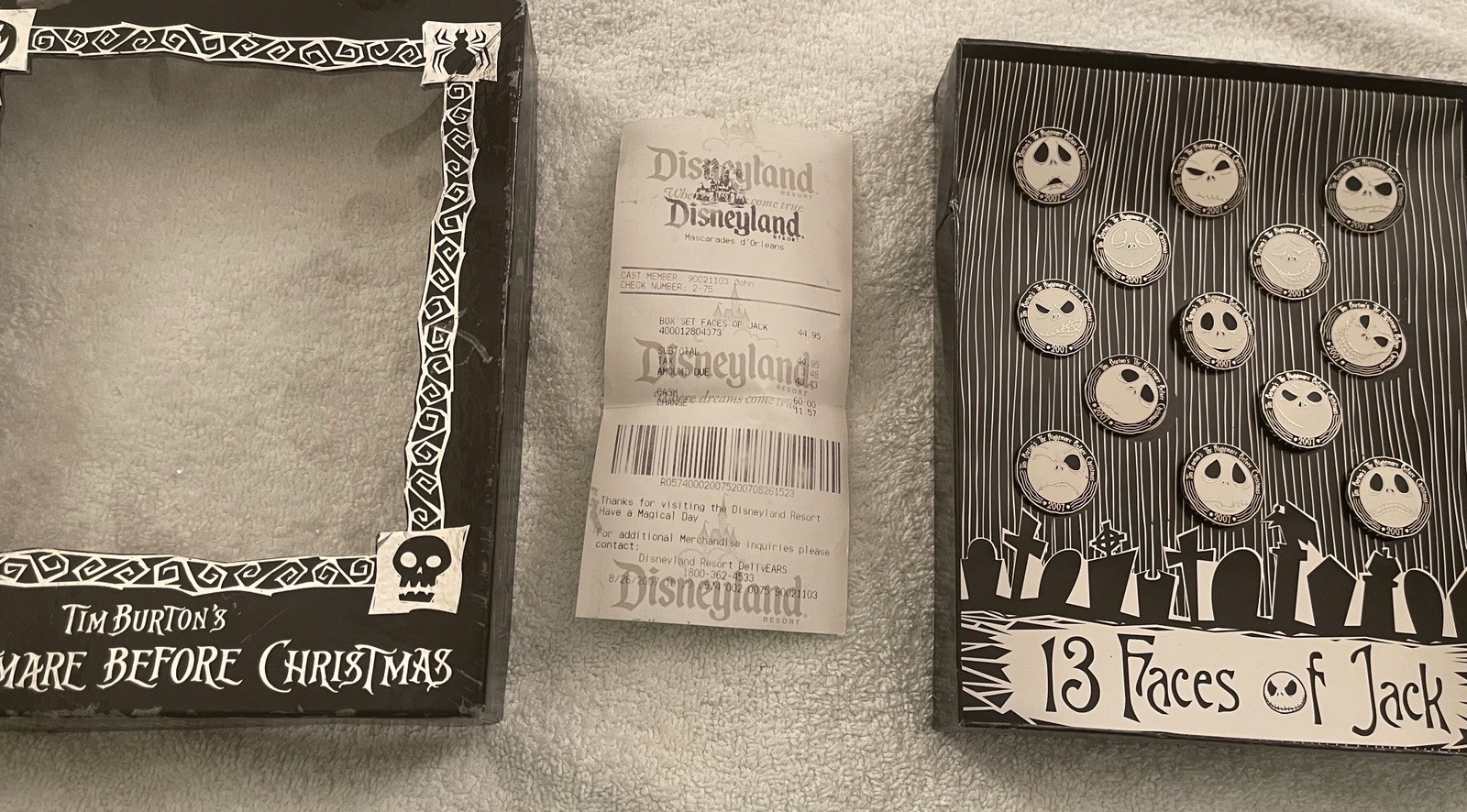 NBC Jack Skellington Pin Box Set of “13 Faces of Jack” Limited E - photo 2