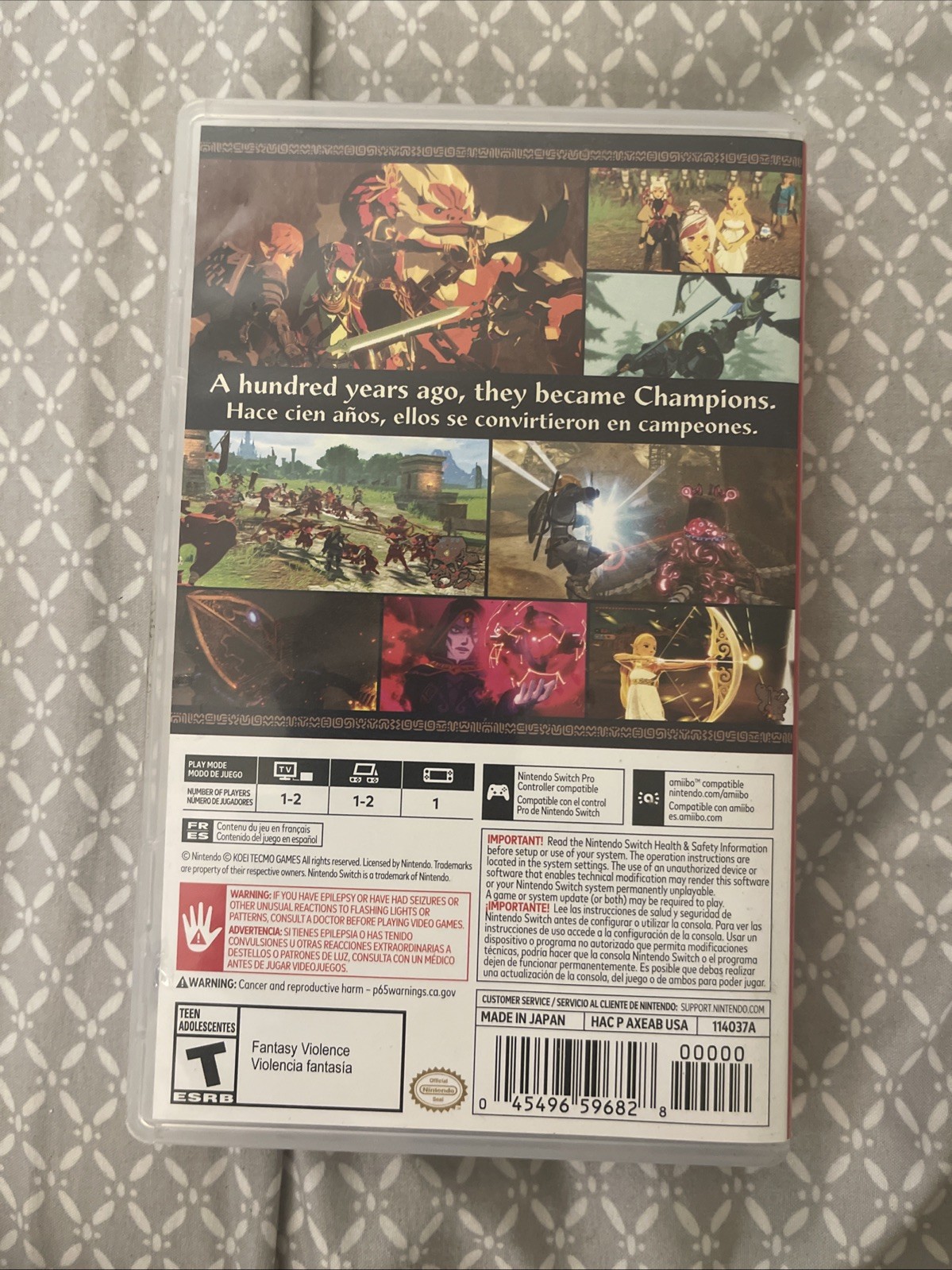 Nintendo Hyrule Warriors Age of Calamity Switch CIB - photo 2