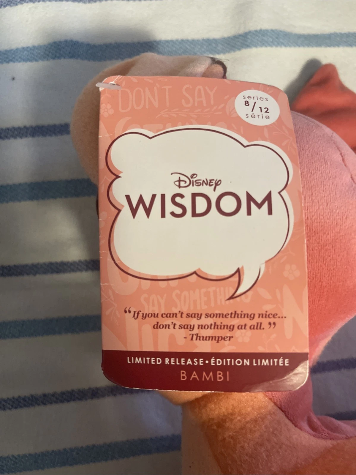 New Disney Wisdom Limited Release Bambi Plush NWT - photo 3