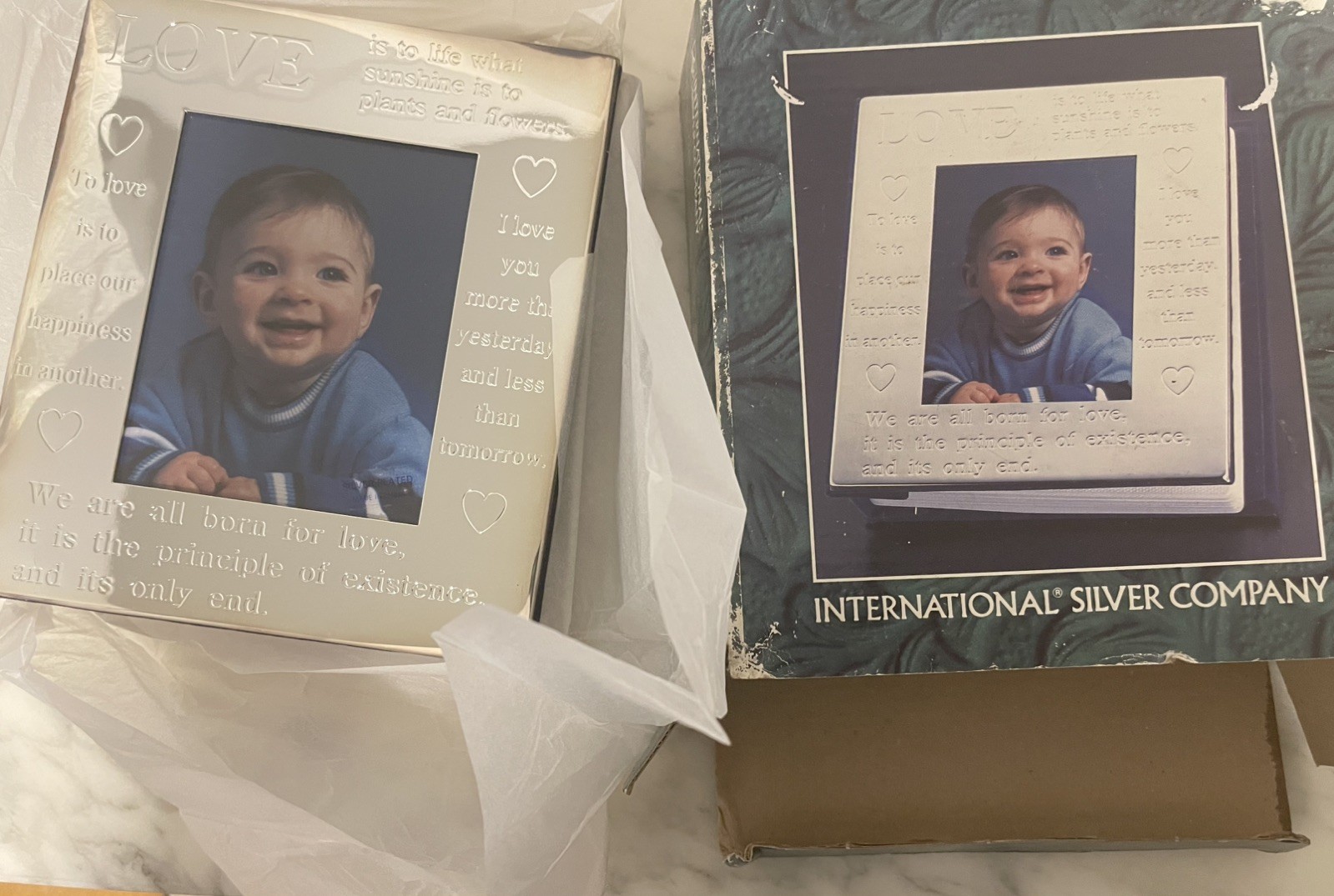 Vintage International Silver Photo Album