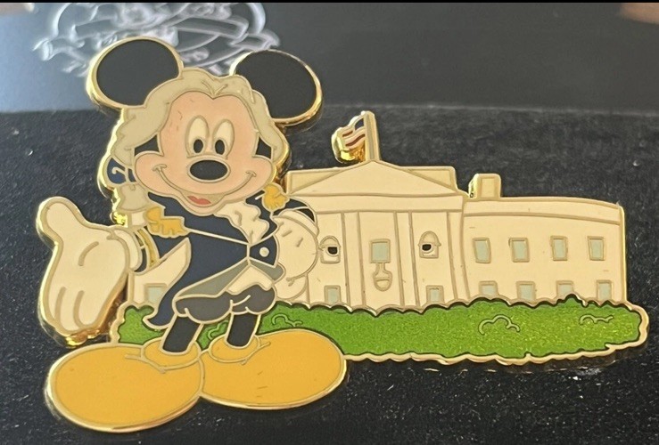 DISNEY PIN 2009 White House George Washington Mickey President L