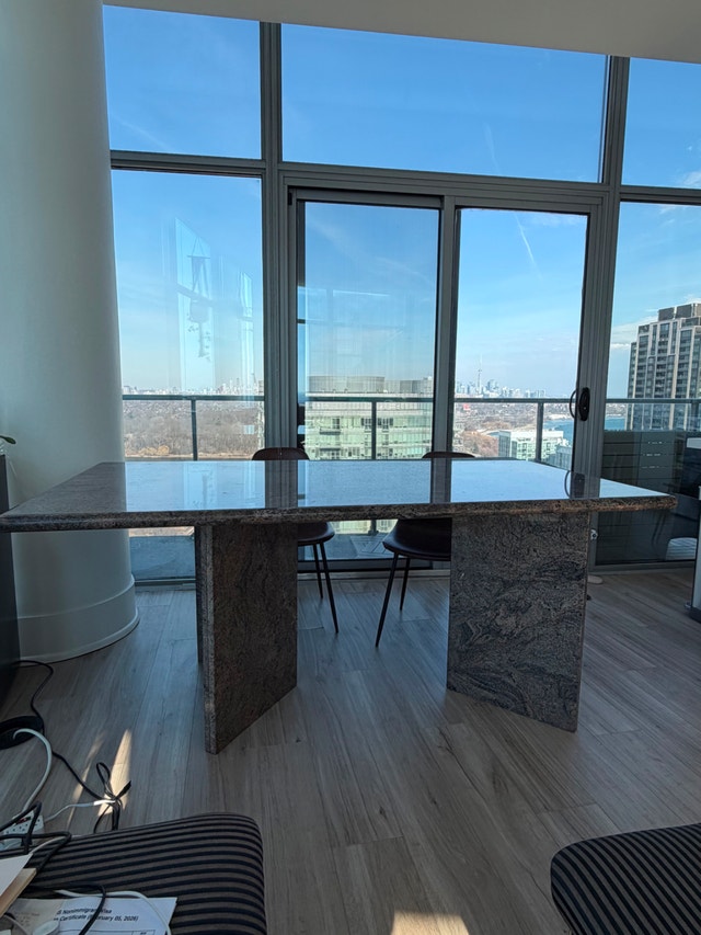 Large Granite Dining Table