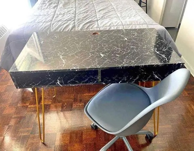 Marble Style Table - photo 2