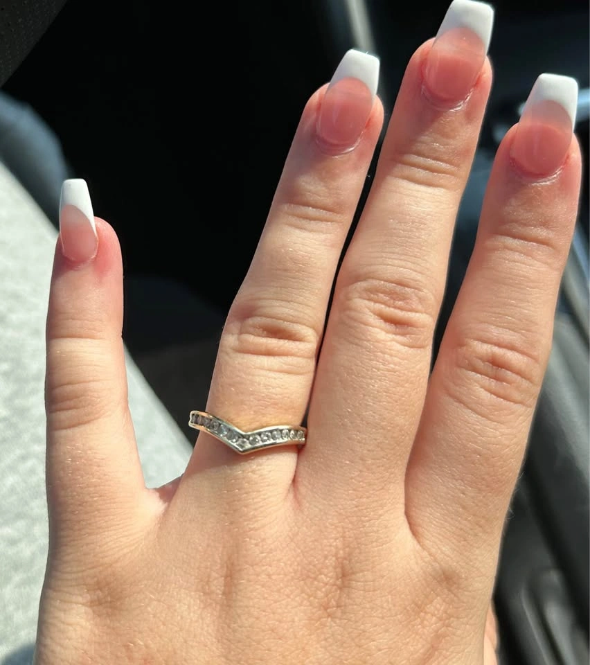 10K Gold Wishbone Ring - photo 3