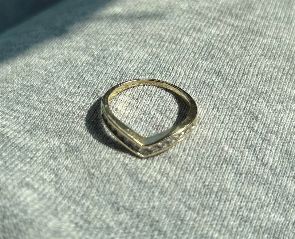 10K Gold Wishbone Ring - photo 4