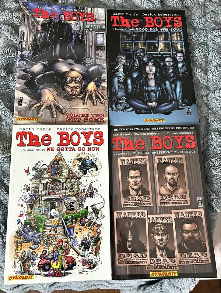 The Boys Comic Books Vol 2,3,4 & 6