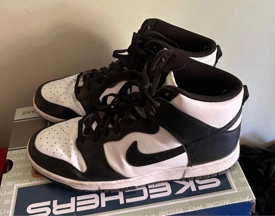 Nike Dunk High Panda US 9.5 Men - photo 2