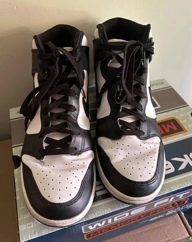 Nike Dunk High Panda US 9.5 Men - photo 4