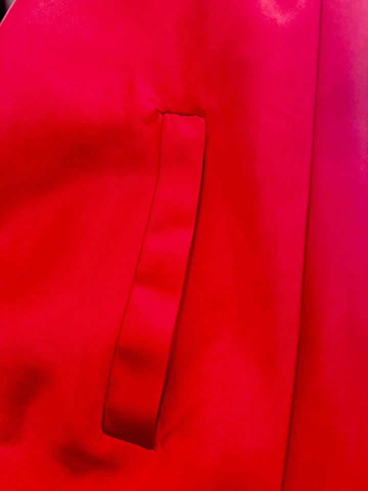 Bright and beautiful RED Satin Dress - photo 4
