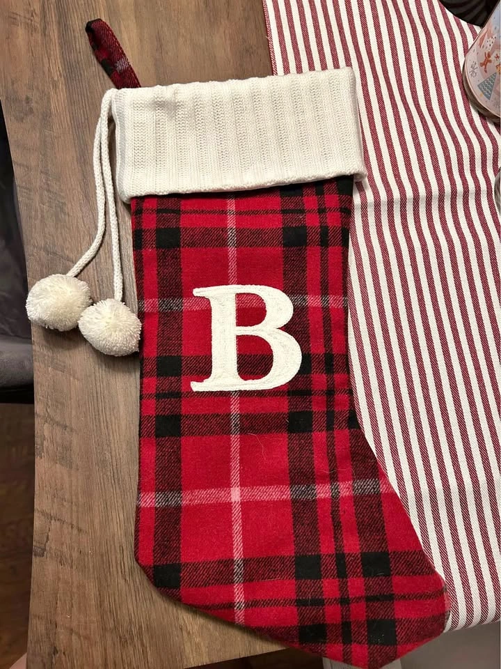 Christmas Stocking Letter B